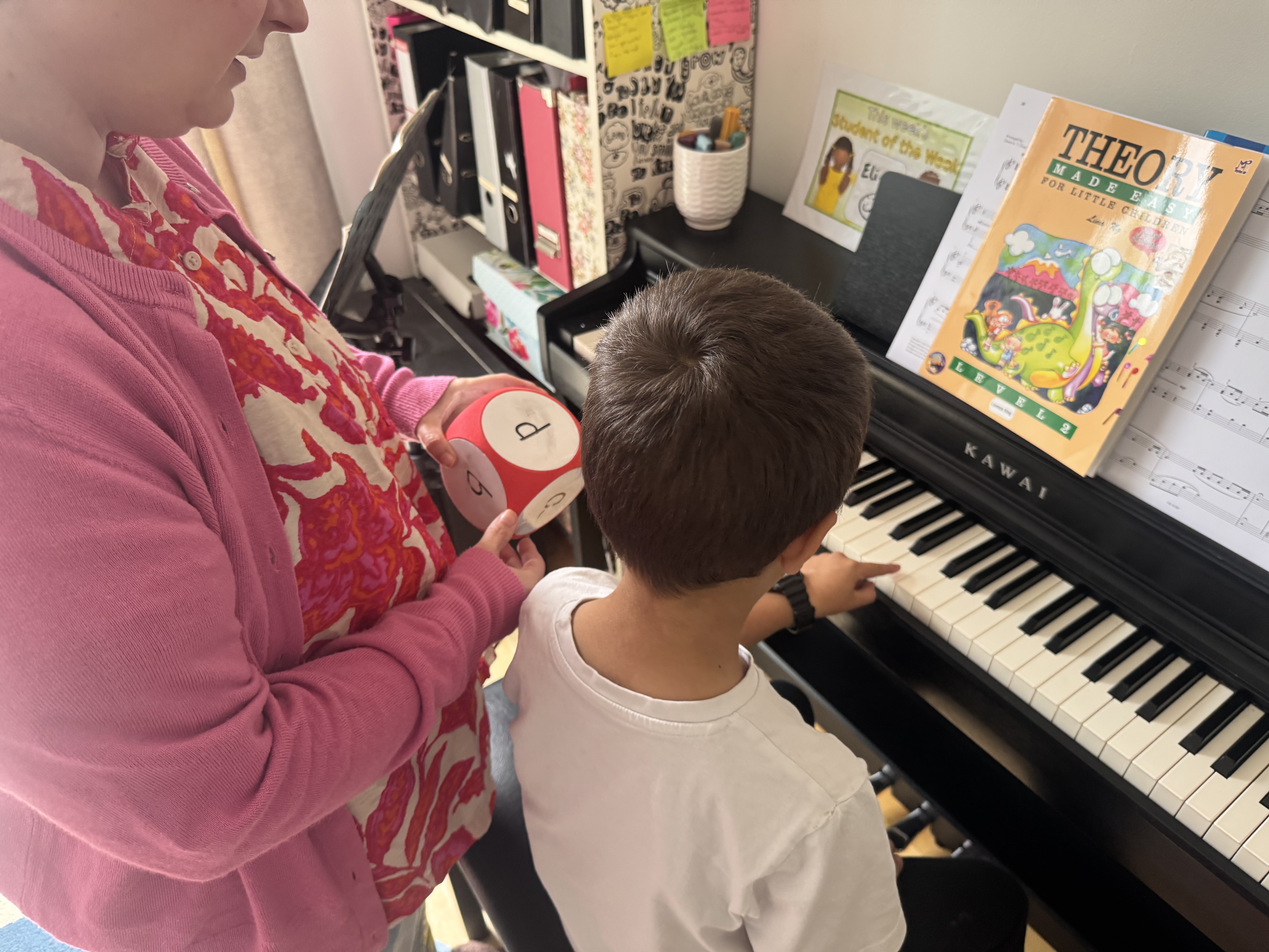 Musical games on the floor